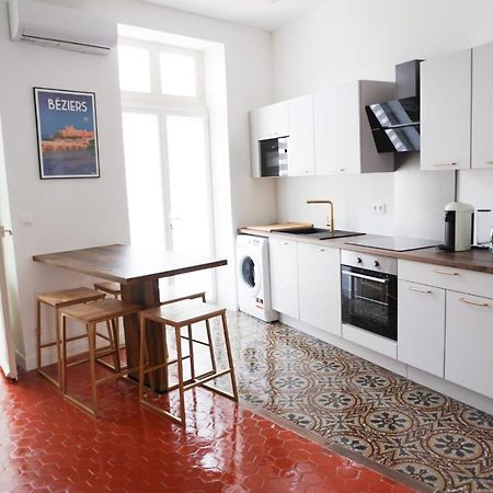 Bright And Modern 3-Bedroom Apartment, 90M2 With Air Condition, In 贝济耶 外观 照片