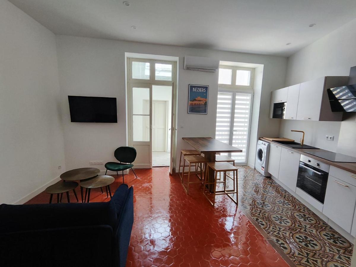 Bright And Modern 3-Bedroom Apartment, 90M2 With Air Condition, In 贝济耶 外观 照片